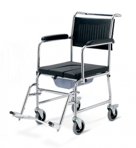 код.800-154-U Кресло-коляска инвалидная с принадлежностями, варинат осполнения LY-800, каталка с санитарным оснащением 