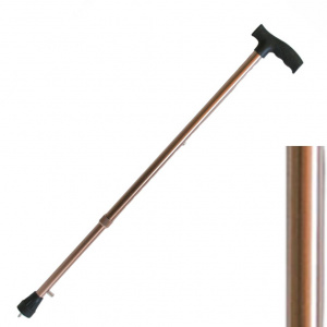 Трость опорная регулируемой длины LY-632-L1, серия "Welt-RU" алюминиевая с пластиковой ручкой, с устройством противоскольжения