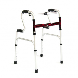 LY-510R Ходунки двухуровневые для инвалидов и пожилых людей "Optimal-Delta", с опорой на двух уровнях, с функцией шага