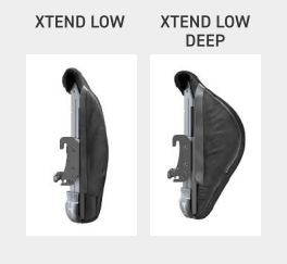 Поддержка спины NXT Xtend Low (спинка) низкая регулируемая по высоте поддержка грудного отдела спины