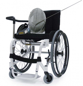 код. 710-Zodiac, Кресло-коляска инвалидная с принадлежностями, вариант исполнения LY-710 (ZODIAC), спортивная, для фехтования