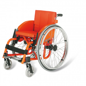 код. 170-EMERALD Кресло-коляска инвалидная с принадлежностями, вариант исполнения LY-170, детская на складной раме 