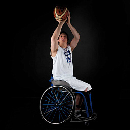 код. 710-WIND, Кресло-коляска инвалидная с принадлежностями, вариант исполнения LY-710 (WIND), спортивная, для баскетбола