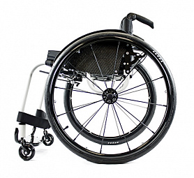 код. 710-800700, Кресло-коляска инвалидная с принадлежностями, вариант исполнения LY-710 (Chrome) активная, с жесткой рамой