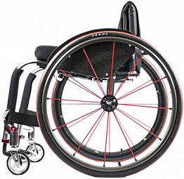 код. 710-800117, Кресло-коляска инвалидная с принадлежностями, вариант исполнения LY-710 (TIGA), активная, с жесткой рамой