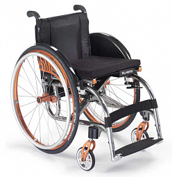 код. 710-255000, Кресло-коляска инвалидная с принадлежностями  вариант исполнения LY-710 (ALHENA), активная, со складной рамой 