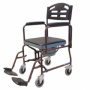 Кресло-каталка инвалидная с санитарным оснащением LY-800-690-P, со съемным туалетным устройством, складная, ширина сиденья 43 см, Titan (кресло-туалет)