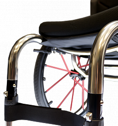 код. 710-800114, Кресло-коляска инвалидная с принадлежностями, вариант исполнения LY-710 (Octane FX), активная, со складной рамой