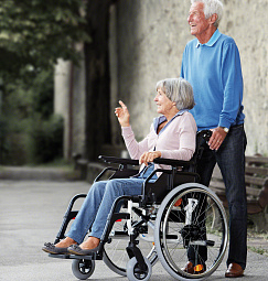 код.710-2101 Кресло-коляска инвалидная с принадлежностями, вариант исполнения LY-710 (Caneo S)