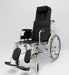 код. 710-954 Кресло-коляска инвалидная с принадлежностями, вариант исполнения LY-710 (алюминиевая, с высокой спинкой, складная)