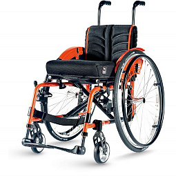 код. 710-84600001, Кресло-коляска инвалидная с принадлежностями, вариант исполнения LY-710 (Easy Life T), активная, со складной рамой, для подростков