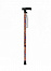 Трость опорная регулируемой длины LY-252-PR6 серия "Welt-RU" алюминиевая с пластиковой ручкой