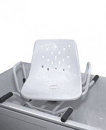 Поворотное сиденье со спинкой для ванны "Kamille", сиденье для инвалидов LY-200-793