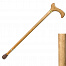 Трость опорная LY-918U серия "Welt-GW" деревянная с деревянной ручкой, с устройством противоскольжения (75/80/85/90 см.)