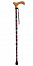 Трость опорная регулируемой длины LY-252-WR1 серия "Welt-RU" алюминиевая с деревянной ручкой