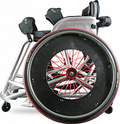 код. 710-012240, Кресло-коляска инвалидная с принадлежносятми, вариант исполнения LY-710 (Predator), спортивная, для регби