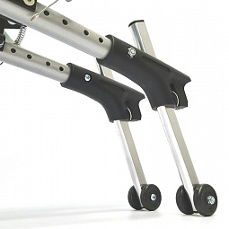 код.710-033 Кресло-коляска инвалидная алюминиевая с регулируемым углом наклона спинки, вариант исполнения LY-710 (Tommy)