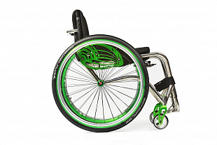 код. 710-232100, Кресло-коляска инвалидная с принадлежностями, вариант исполнения LY-710 (QUASAR), активная, с жесткой рамой