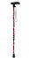Трость опорная регулируемой длины LY-252-PR1 серия "Welt-RU" алюминиевая с пластиковой ручкой