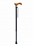 Трость опорная регулируемой длины LY-252-WR4 серия "Welt-RU" алюминиевая с деревянной ручкой