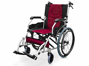 код. 710-011 Кресло-коляска инвалидная c принадлежностями, вариант исполнения LY-710 (облегченная, алюминиевая, складная)