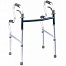LY-510 Ходунки двухуровневые для инвалидов и пожилых людей "Optimal-Delta", с опорой на двух уровнях